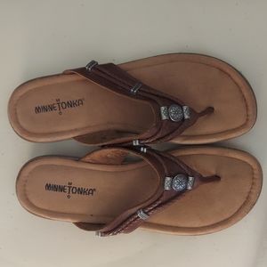 Minnetonka flip flops
